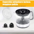 Exprimidor de frutas Máquina exprimidor de naranja Exprimidor de cítricos eléctrico 25W 40W Extractor de exprimidor de naranja y limón fácil de presionar